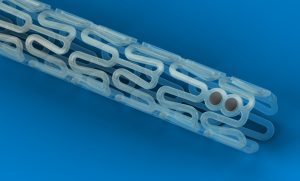 Abbott Laboratories catheter-delivered bioresorbable Absorb stent. 