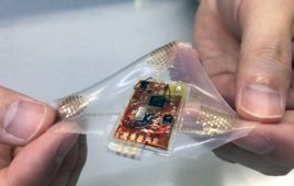 Georgia Tech flexible stretchable health monitor