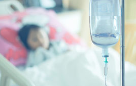 IV drip and patient
