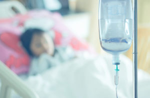 IV drip and patient
