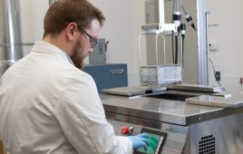A Chemist with Vapor Degreaser