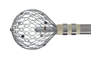 A sphere-shaped, expandable lattice device with electrodes for cardiac ablation