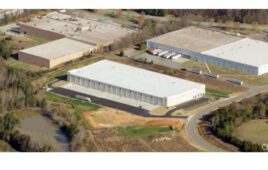 An aerial view of Nelipak's plans for its first flexible packaging site in the U.S.