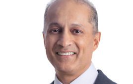 A portrait of Kevin Lobo, CEO and chair of Stryker.