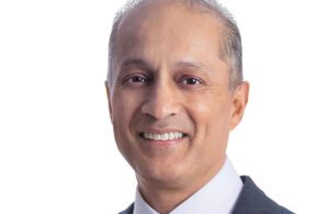 A portrait of Kevin Lobo, CEO and chair of Stryker. 