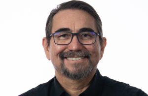 A portrait of Dan Sanchez, a product manager at Trelleborg Healthcare & Medical. 