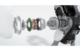 An image of a Maxon custom drive for rehabilitation robotics systems.