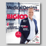 This image shows the cover Medical Design & Outsourcing's September issue featuring our annual MedTech Big 100 report and Boston Scientific CEO Mike Mahoney.