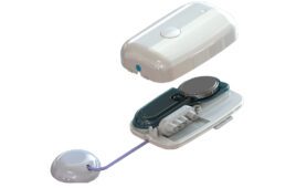 An image of Modular's MODD1 insulin delivery system.