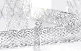 A photo of nitinol, a nickel-titanium alloy used for medical devices such as stents, heart valves, catheters and orthopedics.