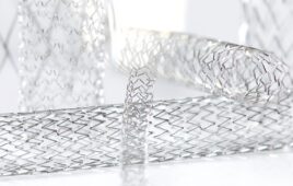 A photo of nitinol medical devices.