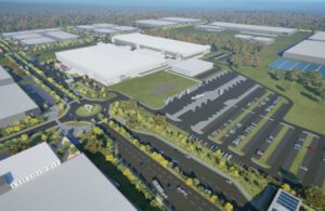 A rendering of J&J MedTech's planned manufacturing facility in Costa Rica.