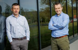 A photo of Arrotek co-founders Ger O'Carroll and Mark Pugh.