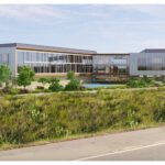 An illustration of Boston Scientific's plans for a new campus in Maple Grove, Minnesota.