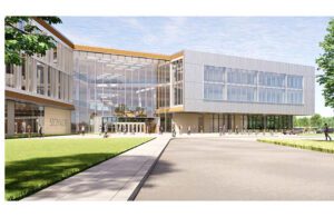 An illustration of Boston Scientific's plans for a new campus in Maple Grove, Minnesota.