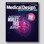 The cover of Medical Design & Outsourcing magazine's November 2023 Medical Device Handbook edition.