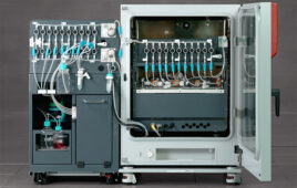 A photo of the Mytos cell manufacturing system.
