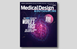 The cover of Medical Design & Outsourcing magazine's November 2023 Medical Device Handbook edition.