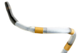 A close-up of Medtronic's Symplicty Spyral renal denervation (RDN) catheter for treating hypertension.