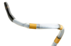 A close-up of Medtronic's Symplicty Spyral renal denervation (RDN) catheter for treating hypertension.