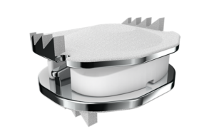 This ZimVie marketing image shows the company's Mobi-C cervical disc.