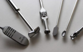 A photo of some of the parts SpiTrex manufacturers.