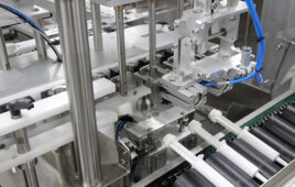 A photo of the TurboFil TipFil automatic syringe filling and assembly machine.