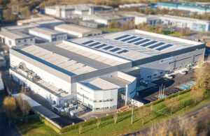 An aerial photo of Technimark's facility in Longford, Ireland.