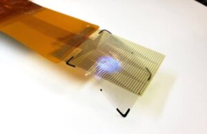 UCSD Brain thin fiml electrode LED monitoring activity