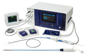 A photo of the The Medtronic PulseSelect PFA system.