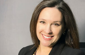 A photo of Amelia Hufford, 3Aware co-founder and SVP of clinical and regulatory science
