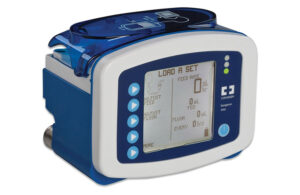 A photo of the Cardinal Health Kangaroo Joey enteral feeding pump.