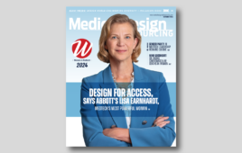This is the cover of Medical Design & Outsourcing's Women in Medtech issue for October 2024 which features insights from Abbott's Lisa Earnhardt, Medtronic's Nina Goodheart — plus our diversity by the numbers analysis.