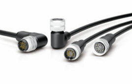 A photo of binder's M16 connectors.