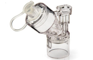 An image of the Aerogen Solo nebulizer.