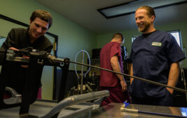 A photo of medical device designers, engineers and other professionals involved in Capstan Medical's product development.