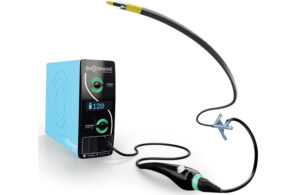 An image of the Shockwave Medical Javelin peripheral intravascular lithotripsy (IVL) system