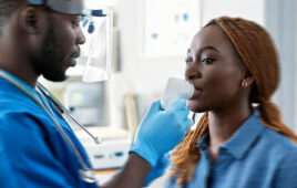 An artist's rendering depicting the Vail Scientific VSNO device for rapid sepsis diagnosis.