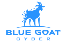 This is the logo of Blue Goat Cyber.