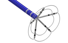 An image of the Pulse Biosciences CellFX nsPFA 360° catheter.