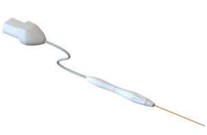 An image of the Pulse Biosciences CellFX nsPFA Percutaneous Electrode needle