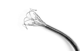 This Resonetics marketing image is an example of a example of complex nitinol component from the company.