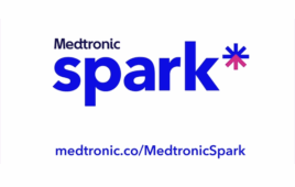 This is the logo of Medtronic's new Medtronic Spark program.