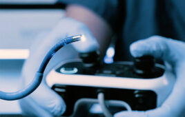 An image showing the Johnson & Johnson MedTech Monarch system's controller and scope.