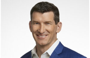 This is a portrait photo of Shaun Braun who is the chief information and technology officer at Zimmer Biomet.