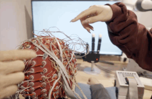 Carnegie Mellon University EEG-based BCI to control robotic hand