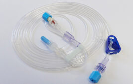 A photo of the Europlaz Total Intravenous Anaesthesia (TIVA) set