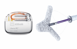 Abbott's Liberta (left) and TriClip (right).