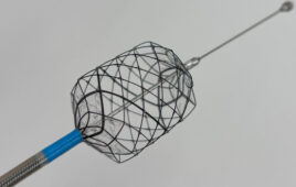 A photo of an Aqua Medical radiofrequency vapor ablation catheter