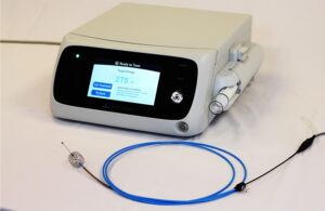 A photo of Aqua Medical's RFVA generator and catheter